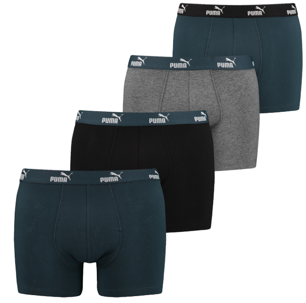 Boxerky Puma Promo Solid Boxer 4 Pack Rôznofarebný | 701223688-003, 0