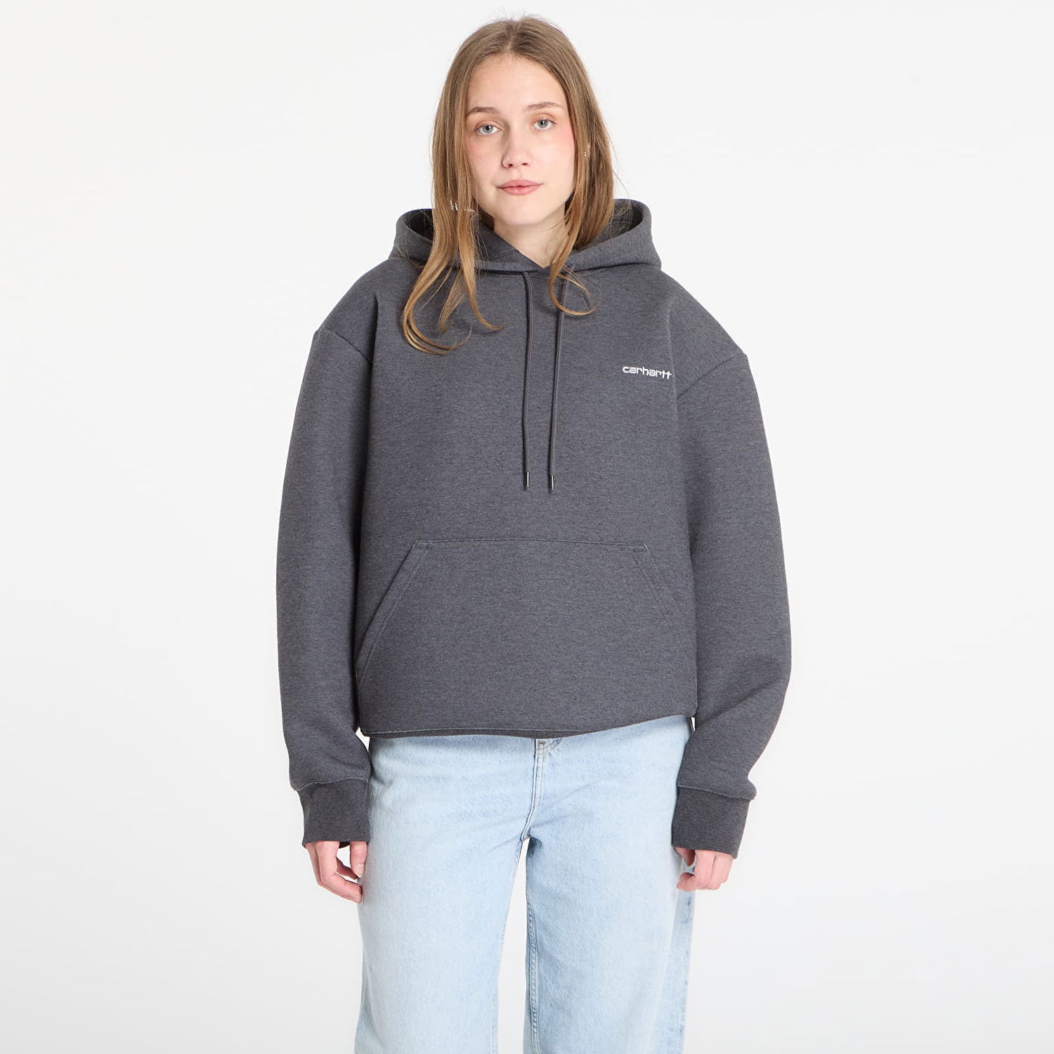 Mikina Carhartt WIP Hooded Alda Sweat XL Šedá | I036055.0D2XX, 1