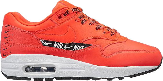 Tenisky a topánky Nike Air Max 1 Overbranding Bright Crimson W Oranžová | 881101-602, 0