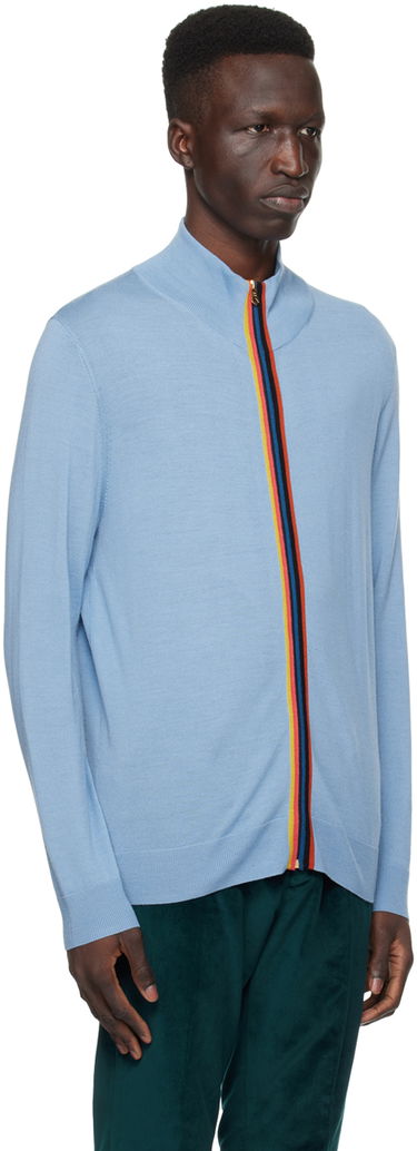 Sveter Paul Smith Paul Smith Zip Cardigan Modrá | M1R-774T-L02094-41, 1