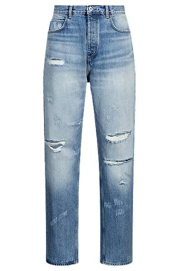 Džínsy BOSS Baggy-Fit Jeans Modrá | 50534527
