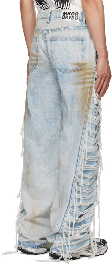 Džínsy Who Decides War Who Decides War Mechanic Ultra Flare Denim Jeans Modrá | 1120850009SS25, 2