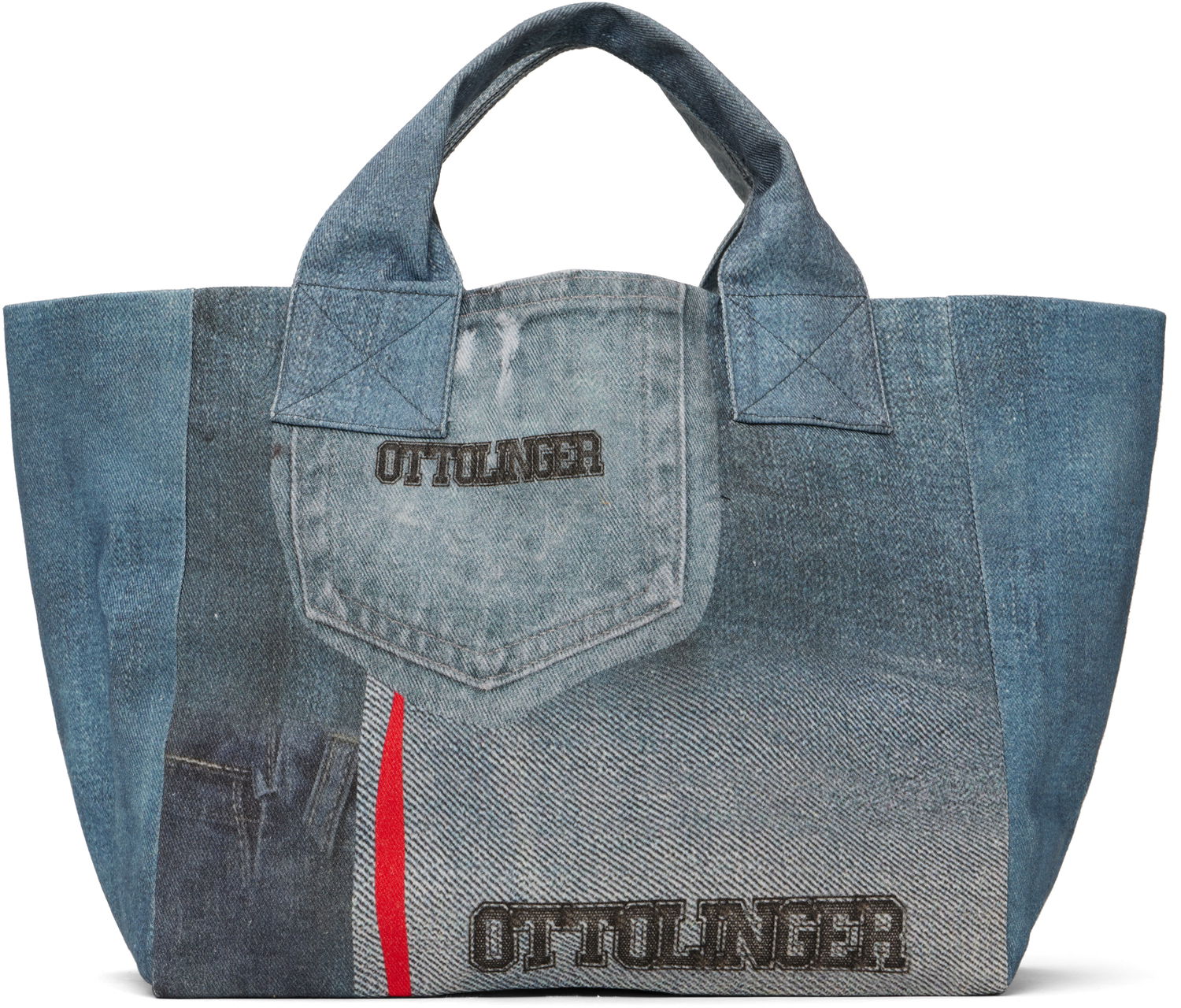 Tote bag Ottolinger Ottolinger Denim Maxi Tote Bag Modrá | 12890042801, 0