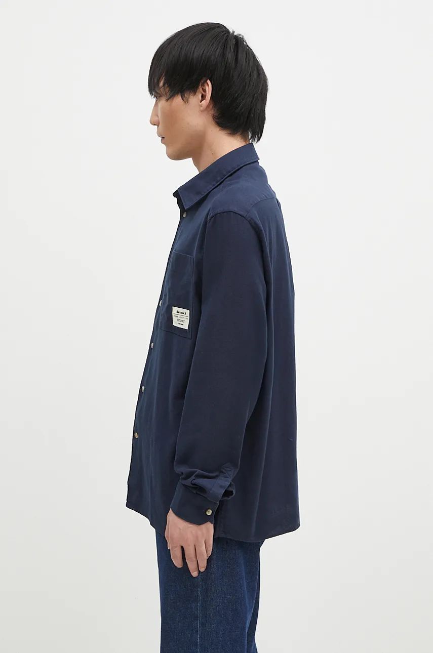 Košeľa Barbour Relaxed Fit Shirt With Classic Collar Modrá | MSH5521, 1