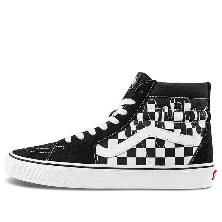 Tenisky a topánky Vans Paint Drip Checkerboard Sk8-Hi Čierna | VN0A5HXV6UP