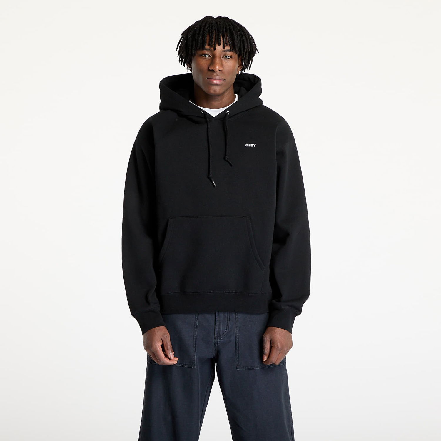 Mikina OBEY OBEY Business Hoodie Čierna | 112470241-BLK, 0