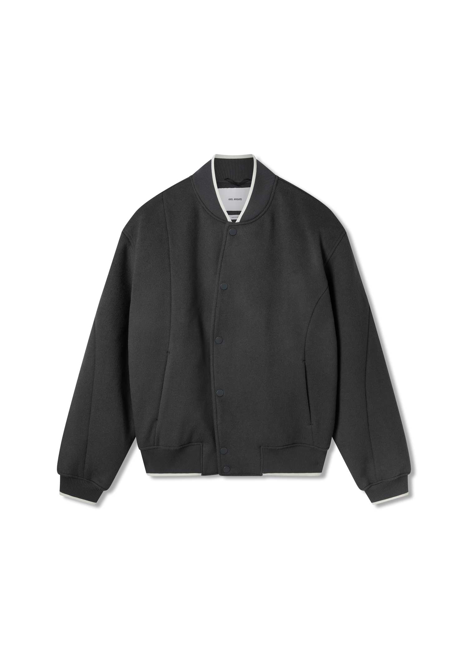 Bomber bunda AXEL ARIGATO Varsity Bomber Jacket Šedá | A3074003, 0