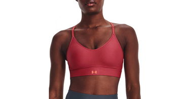 Podprsenka Under Armour Infinity Covered Low Bra Červená | 1363354-638, 1