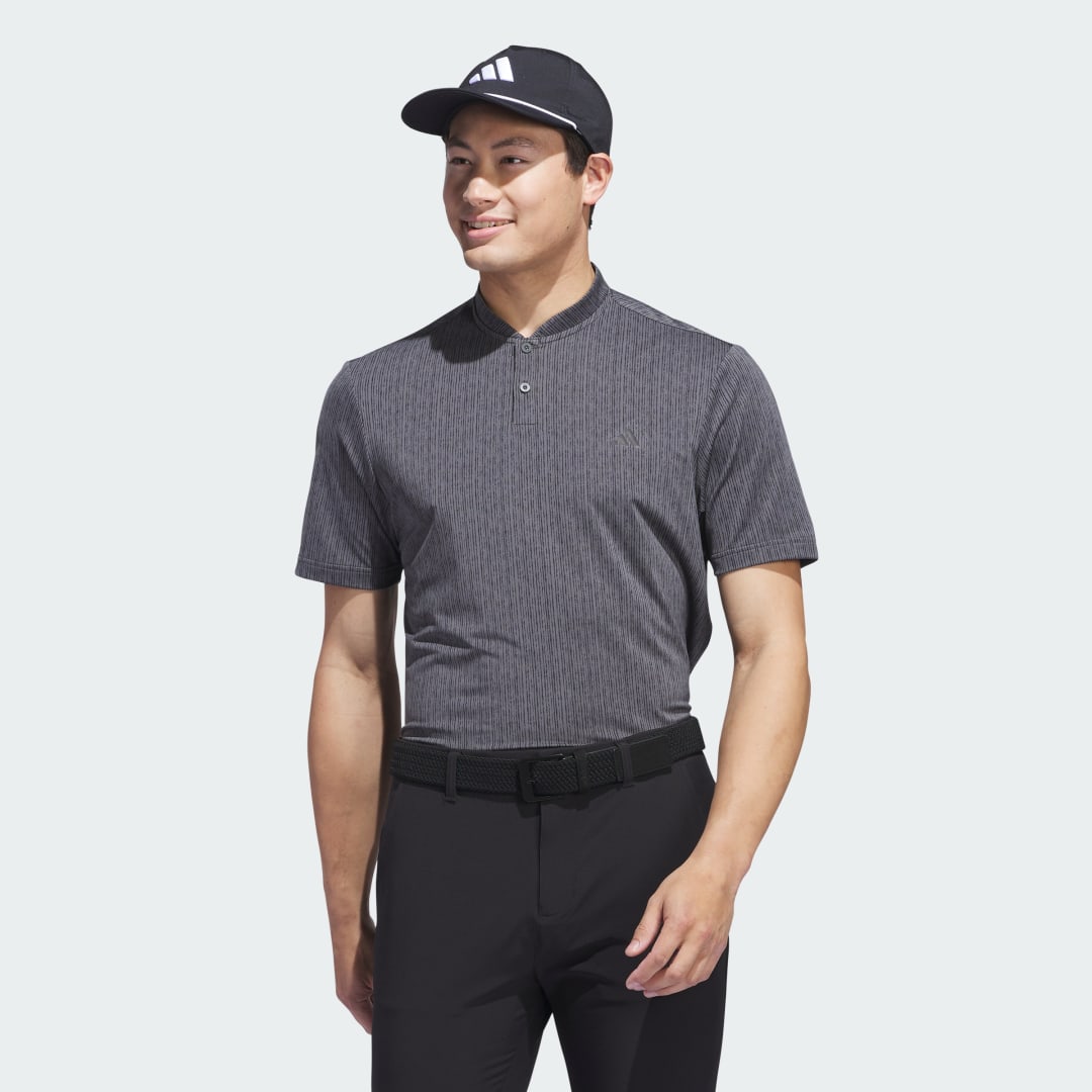 Polo tričko adidas Performance Ultimate365 Printed Polo Shirt Šedá | IU4404, 1