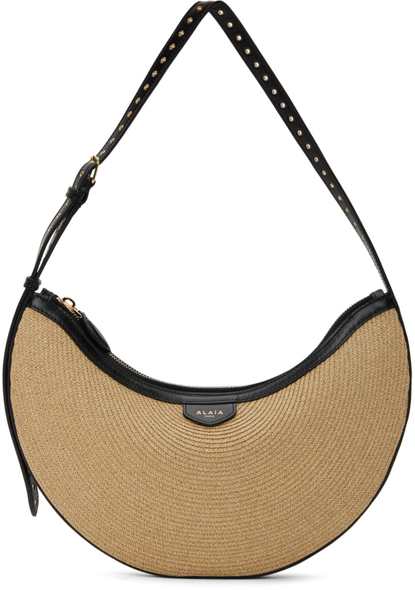 Taška cez rameno Alaïa One Piece Demi Lune Shoulder Bag Béžová | AA1S02731CA291, 0