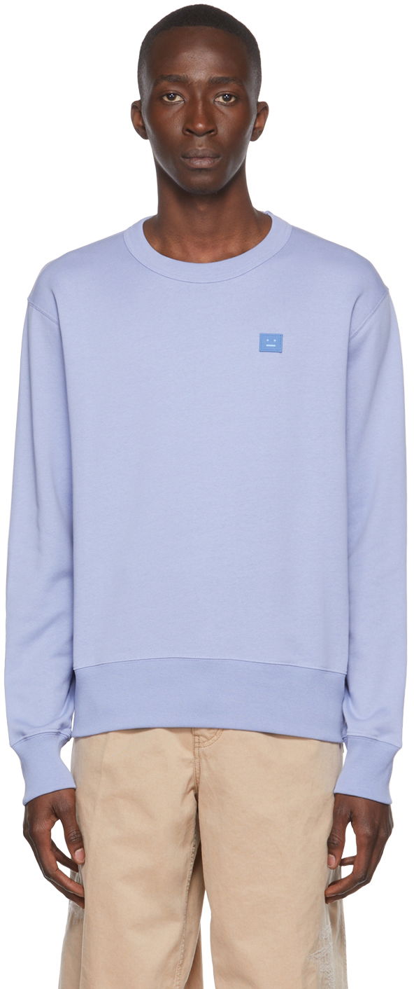Mikina Acne Studios Cotton Sweatshirt Fialová | CI0114-, 0