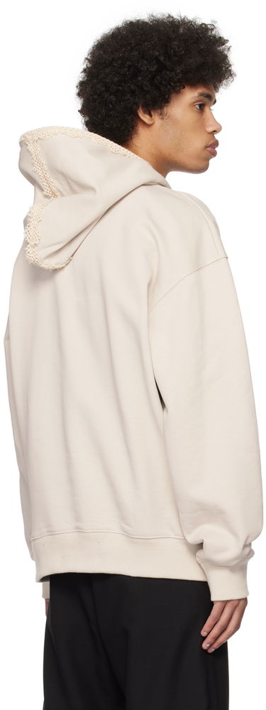 Mikina HELIOT EMIL Spherical Lace Detail Hoodie Béžová | PRESS24_M_08_061_ST18, 2