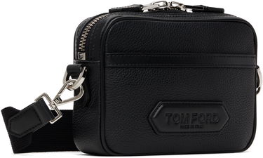 Taška cez rameno Tom Ford Tom Ford Soft Grain Leather Mini Messenger Bag Čierna | H0655-LCL213S, 1