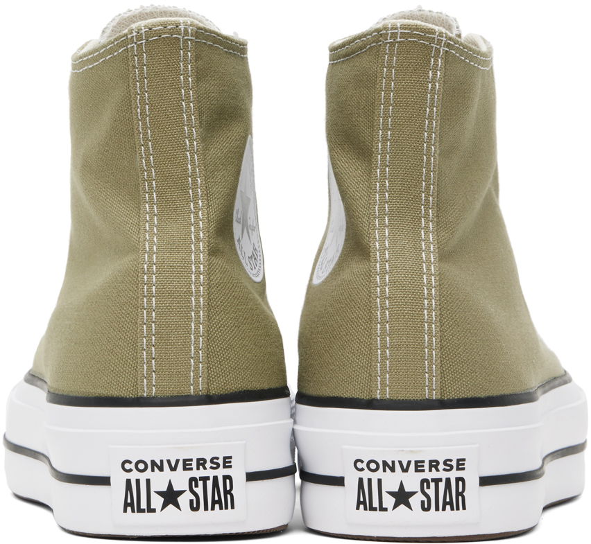Tenisky a topánky Converse Chuck Taylor All Star Lift Platform Zelené | A07571C, 1
