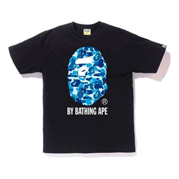 Tričko BAPE Bathing Ape Camo Ape Head Logo Tee Čierna | BAPE19SS-003
