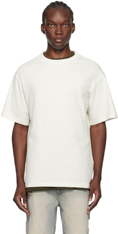 Tričko We11done We11done Pearl Bear T-Shirt Biela | WD-TT2-24-780-U-IV, 0