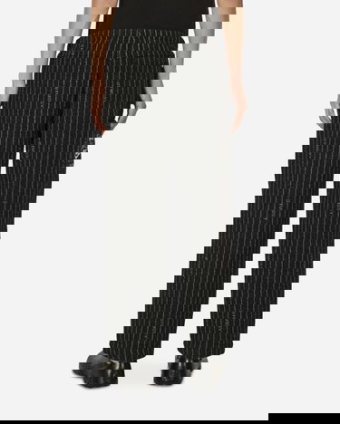 Nohavice Nike Stüssy x Stripe Wool Pants Čierna | DR4021-010, 2