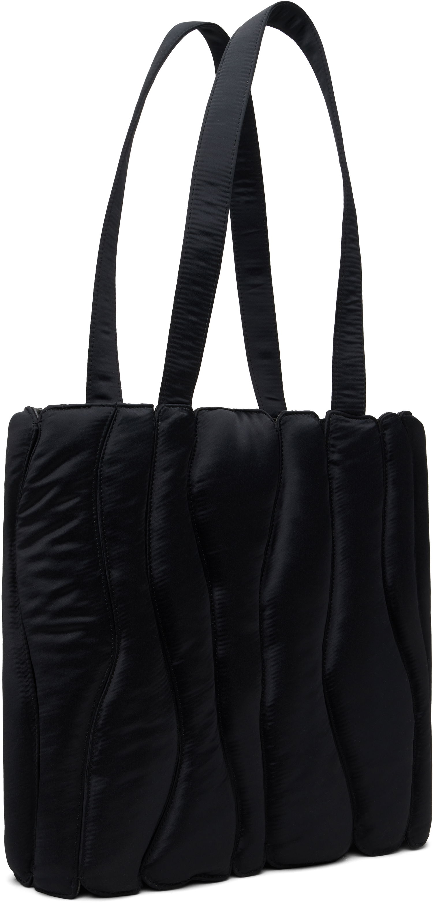 Tote bag Collina Strada Collina Strada Satin Caterpillar Tote Bag Čierna | XX9024, 1