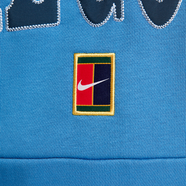 Mikina Nike NikeCourt Heritage Dri-FIT Fleece Tennis Hoodie Modrá | FQ2093-402, 3