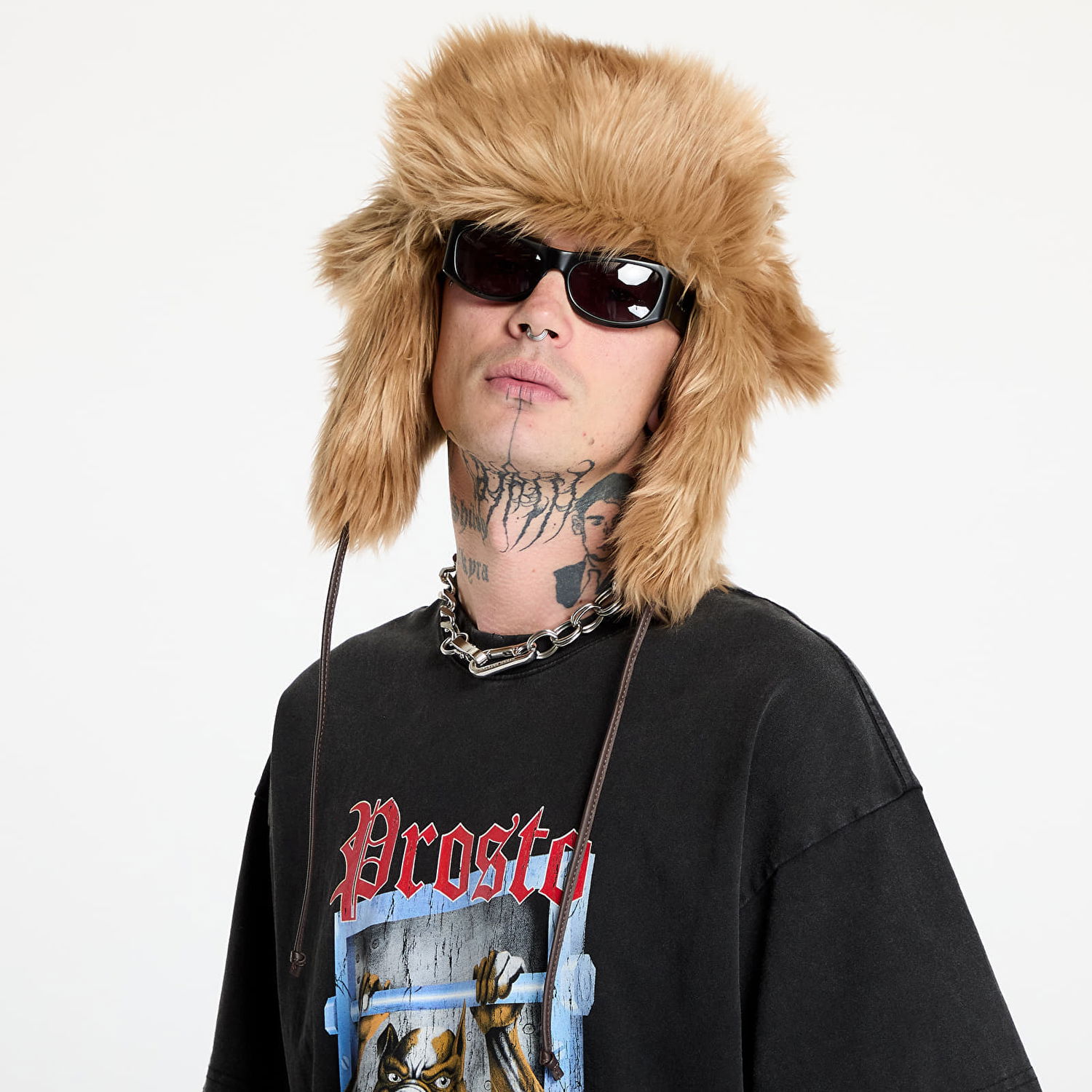 Tričko Footshop PROSTO x FTSHP Black Bulldog Graphic T-Shirt Čierna | FTSHP_415, 1