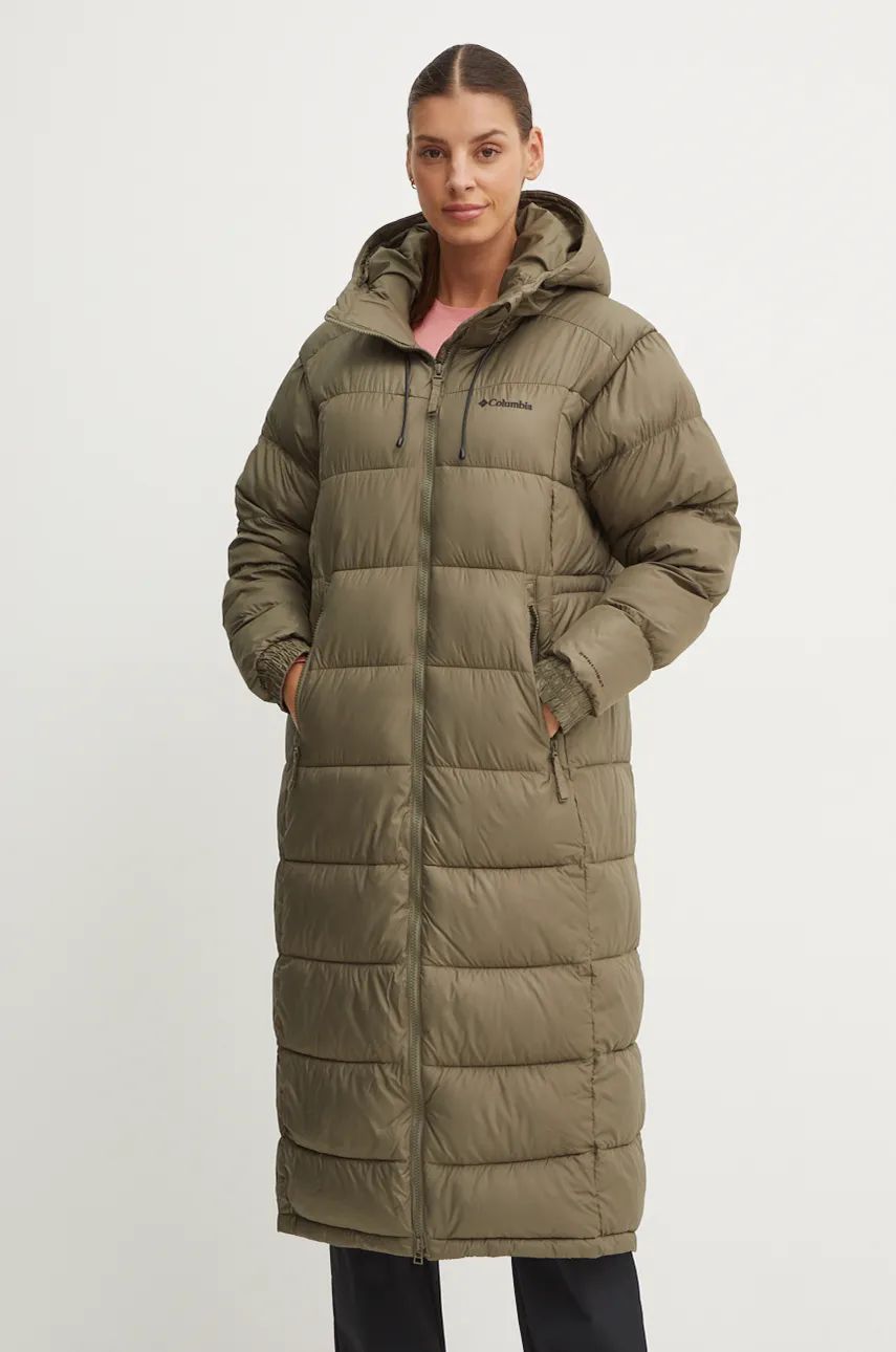 Prešívaná bunda Columbia Long Padded Winter Jacket Zelené | 2051351, 0