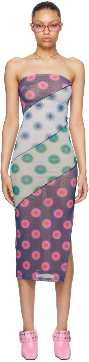 Šaty Miaou Miaou Lila Midi Tube Dress Rôznofarebný | 5025PM1PDP, 0