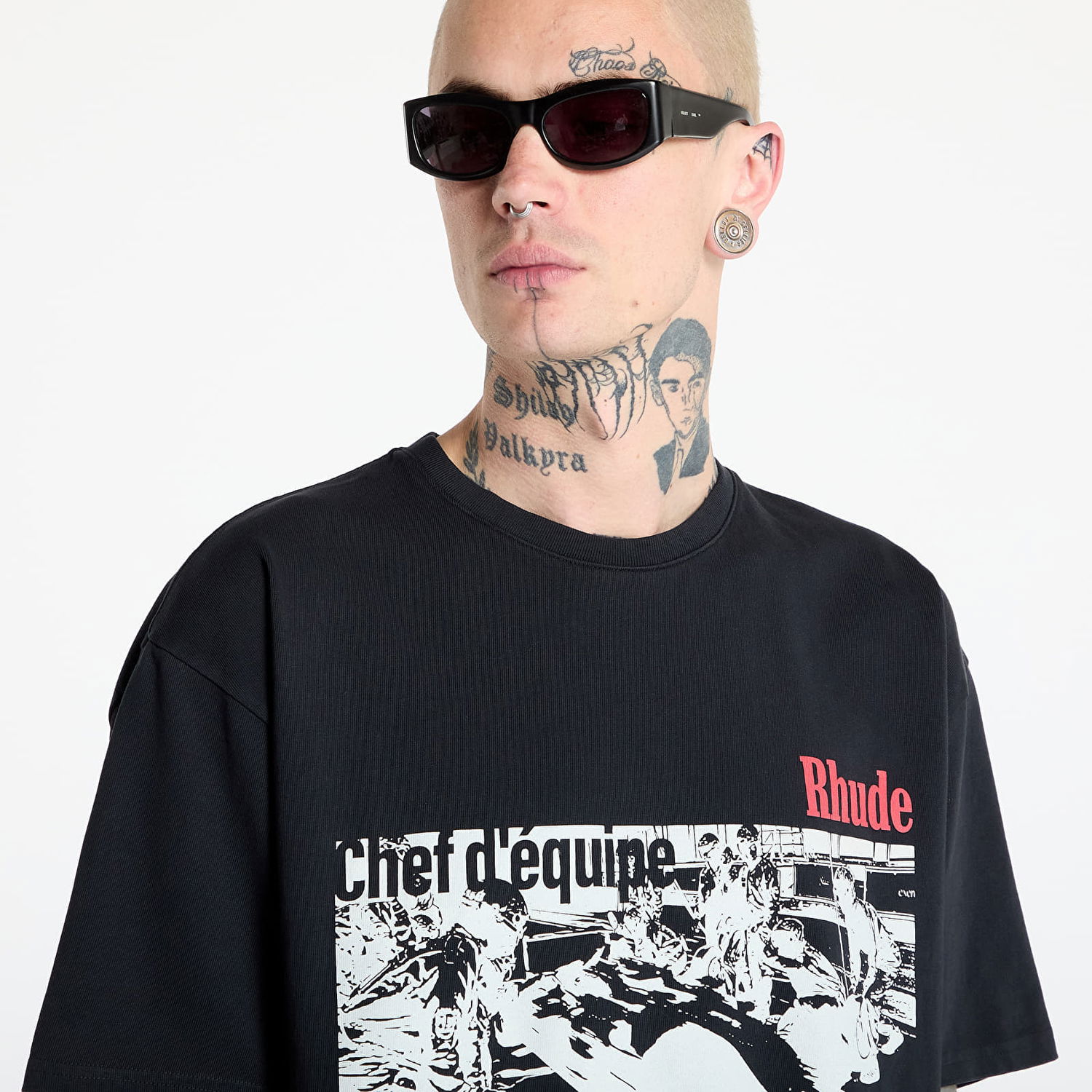 Tričko Rhude Rhude Champions Du Monde Graphic T-Shirt Čierna | RHSS25TT140122306, 1