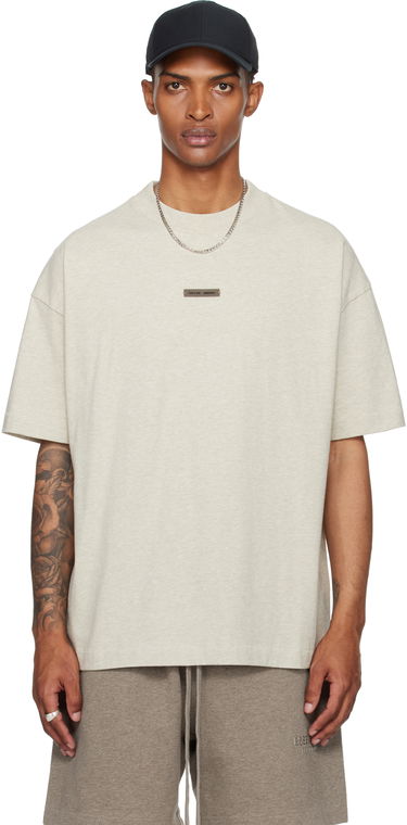 Tričko Fear of God Fear of God ESSENTIALS Classic Fit T-Shirt Béžová | 125SP254192F, 0