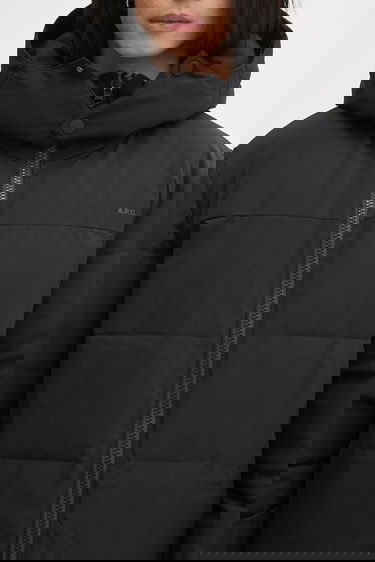 Prešívaná bunda A.P.C. A.P.C. Doudoune Sam Hooded Puffer Jacket Čierna | PSALJ.H30208, 5