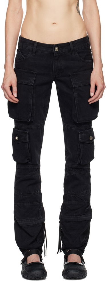 Cargo nohavice The Attico Attico Essie Cargo Pants Čierna | 241WCP113 D066, 0