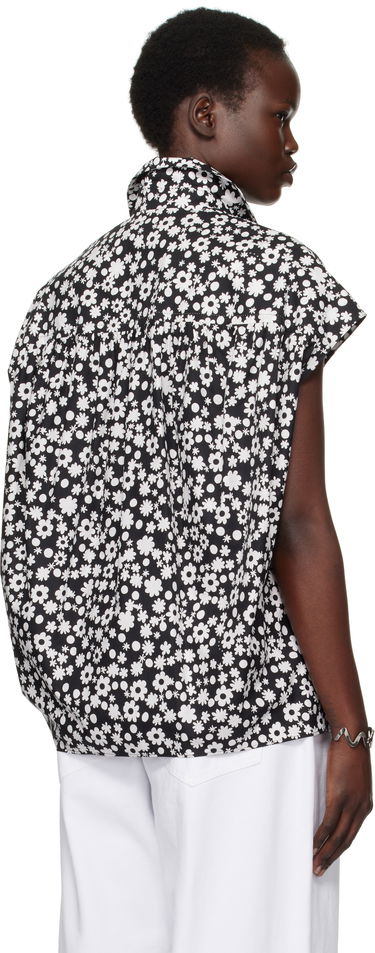 Košeľa Marni Marni Pop Fields Sleeveless Cocoon Shirt Čierna | CAMA0565S1 UTC463, 2