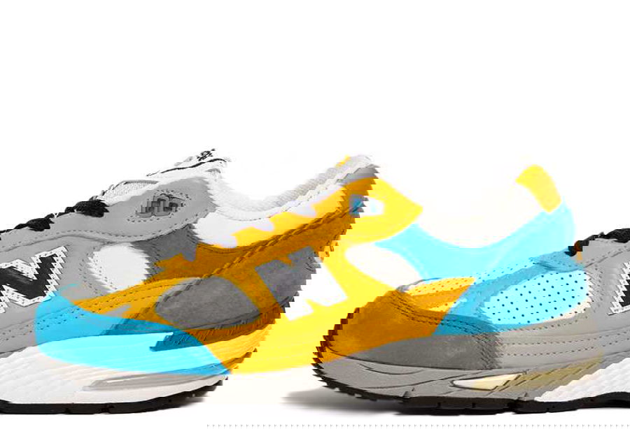Tenisky a topánky New Balance Sneakersnstuff x 991 "Blue/Yellow" Žltá | M991EF, 1