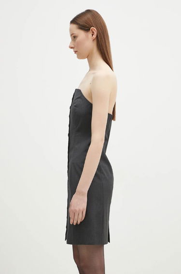 Šaty Samsoe Samsoe Samsoe Samsoe Saellen Mini Dress Šedá | F24400132, 1