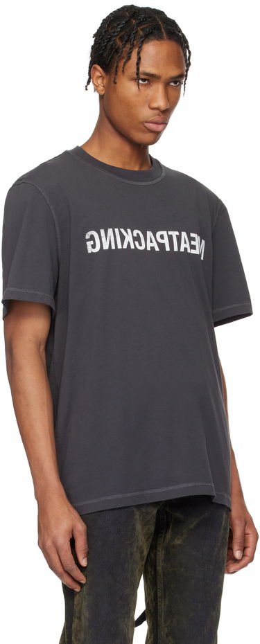 Tričko Helmut Lang Helmut Lang 'Meatpacking' T-Shirt Šedá | O10HM514, 1