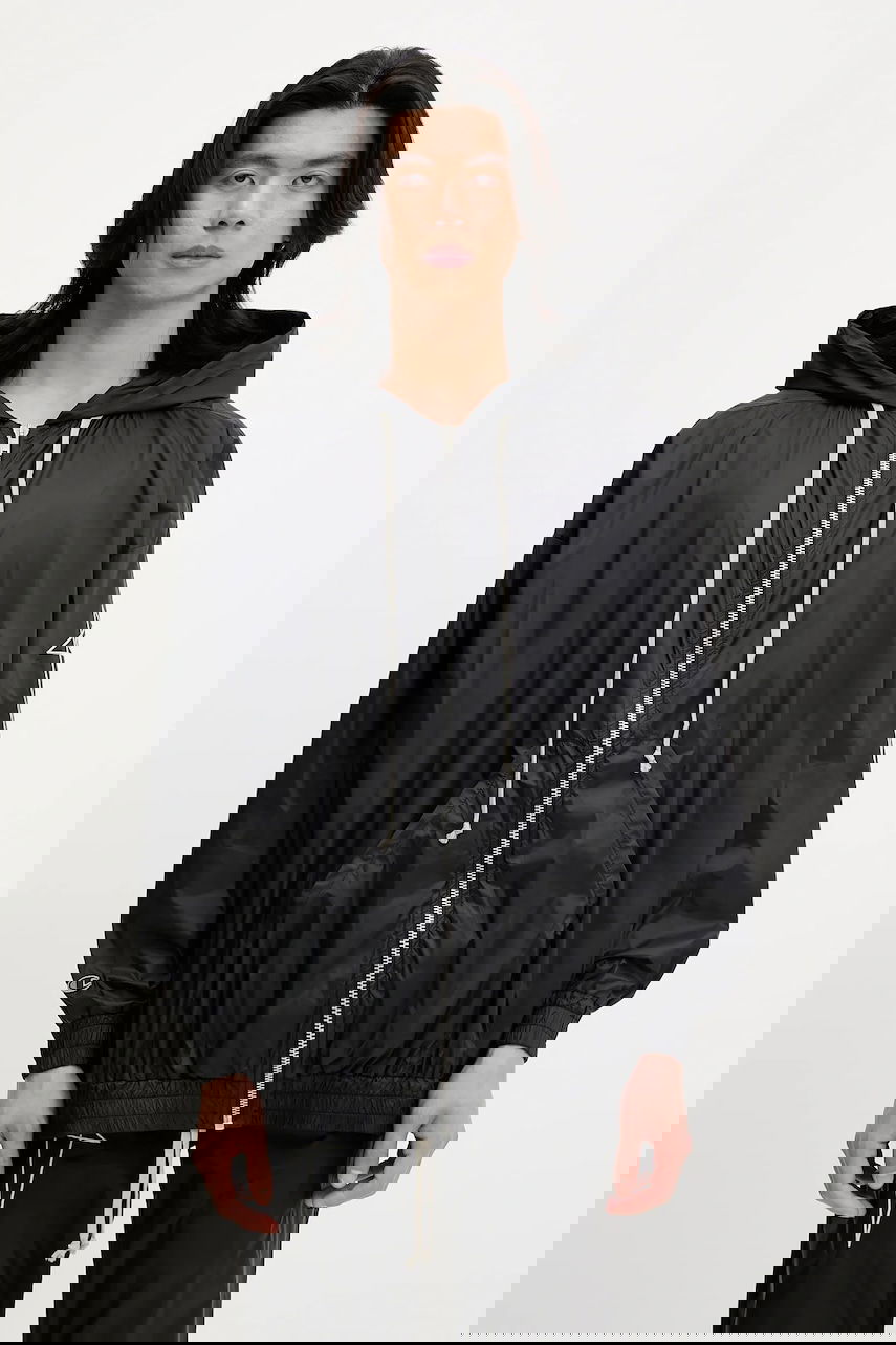 Vetrovka Rick Owens Rick Owens DRKSHDW Woven Jumbo Jason S Hoodie Čierna | CM01E1661.CHNY, 0