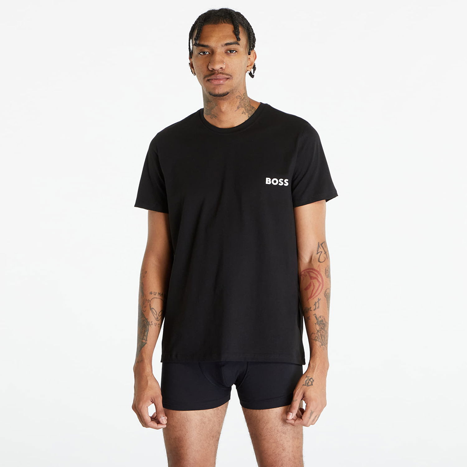 Tričko BOSS T-Shirt Rn & Trunk Gift Black Čierna | 50499659-001, 0