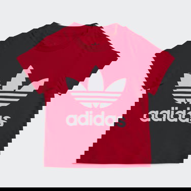 Tričko adidas Originals Trefoil Červená | IC6110, 5