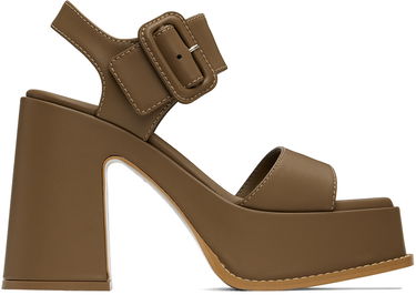 Tenisky a topánky Stella McCartney Skyla Buckled Platform Sandals Hnedá | 810394AP0AL0, 0