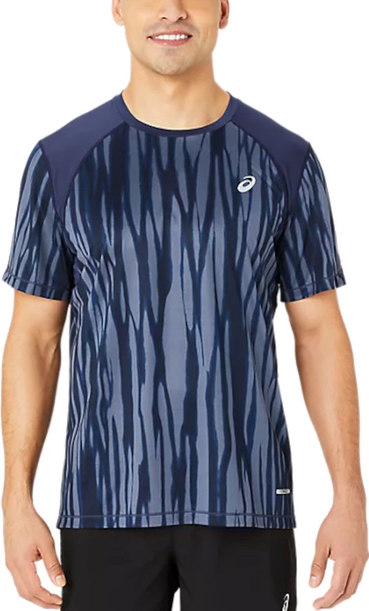 Tričko Asics ROAD ALL OVER PRINT SS TOP Navy | 2011d092-400