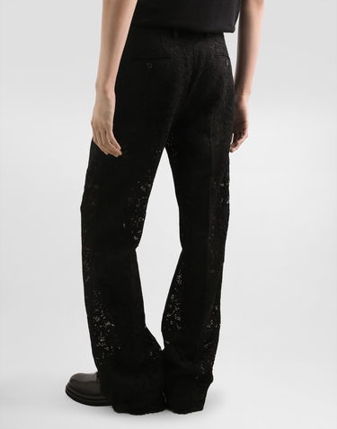 Nohavice Dolce & Gabbana Dolce & Gabbana Cordonetto Lace Trousers Čierna | GP07CTHLM5EN0000, 2