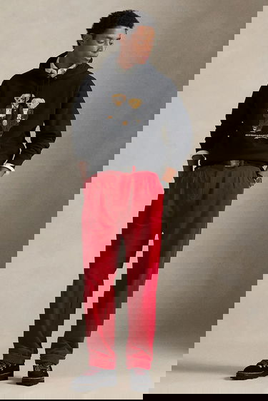 Mikina Polo by Ralph Lauren Polo Bear Printed Hooded Sweatshirt Čierna | 710981802, 2