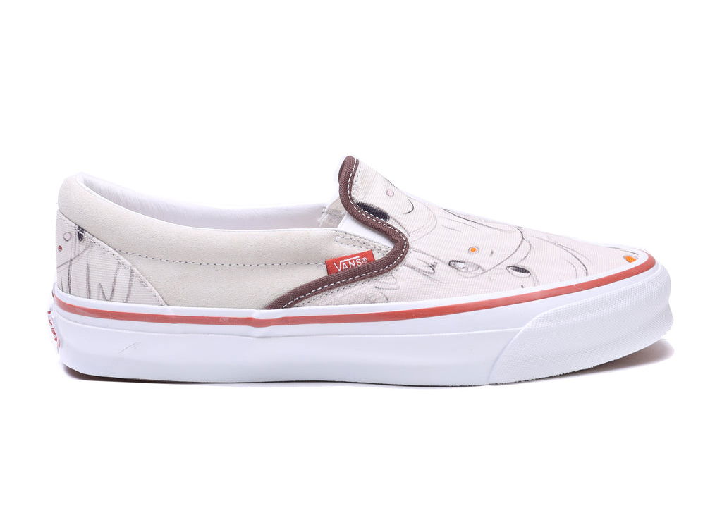 Tenisky a topánky Vans Vault OG Classic Slip-On LX Javier Calleja Biela | VN0A32QN6Z9, 0