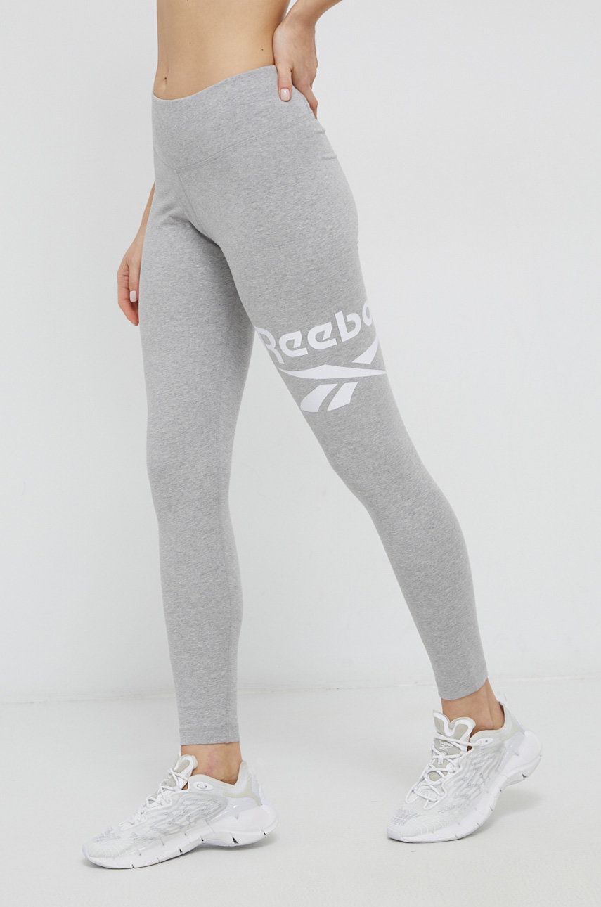 Legíny Reebok Identity Logo Leggings Šedá | GR9377, 0