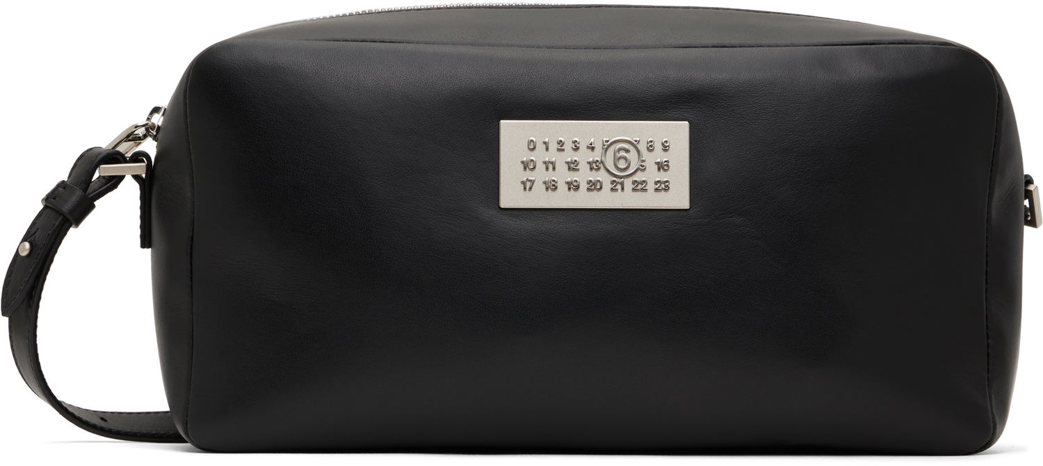 Taška cez rameno Maison Margiela MM6 Maison Margiela Soft Leather Numeric Bag Čierna | SB6WG0014 P7258, 0