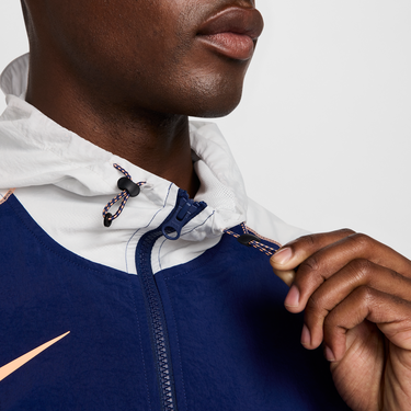 Vetrovka Nike Nike Strike+ Hooded Football Jacket Modrá | HJ3802-492, 4