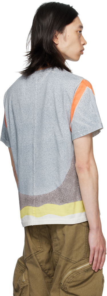Tričko Eckhaus Latta Eckhaus Latta Lapped T-Shirt Šedá | 301-EL-PF25-V, 2