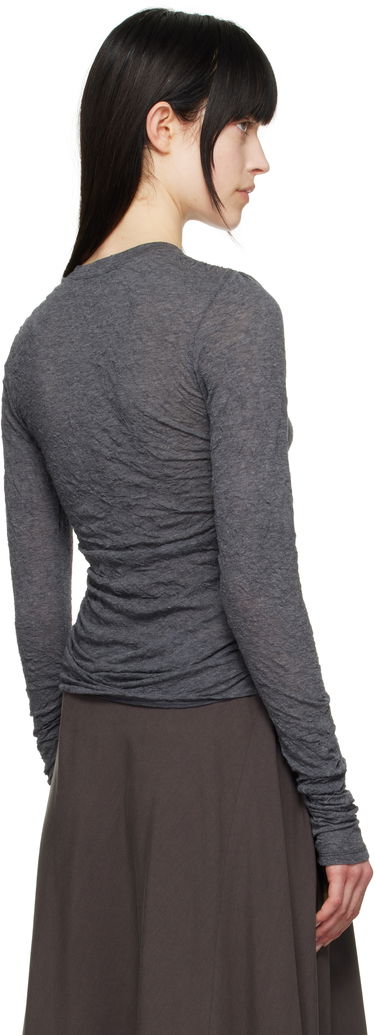 Košeľa OUR LEGACY Our Legacy Strain Slim Long Sleeve T-Shirt Šedá | W2256A4, 2