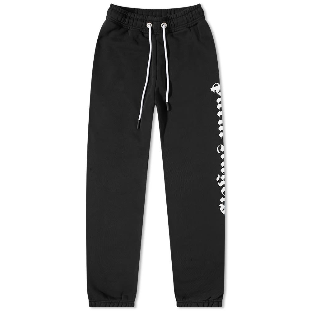 Tepláky Palm Angels Side Logo Sweat Pant Čierna | PMCH010C99FLE0021001, 0