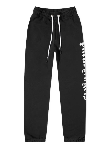Tepláky Palm Angels Side Logo Sweat Pant Čierna | PMCH010C99FLE0021001