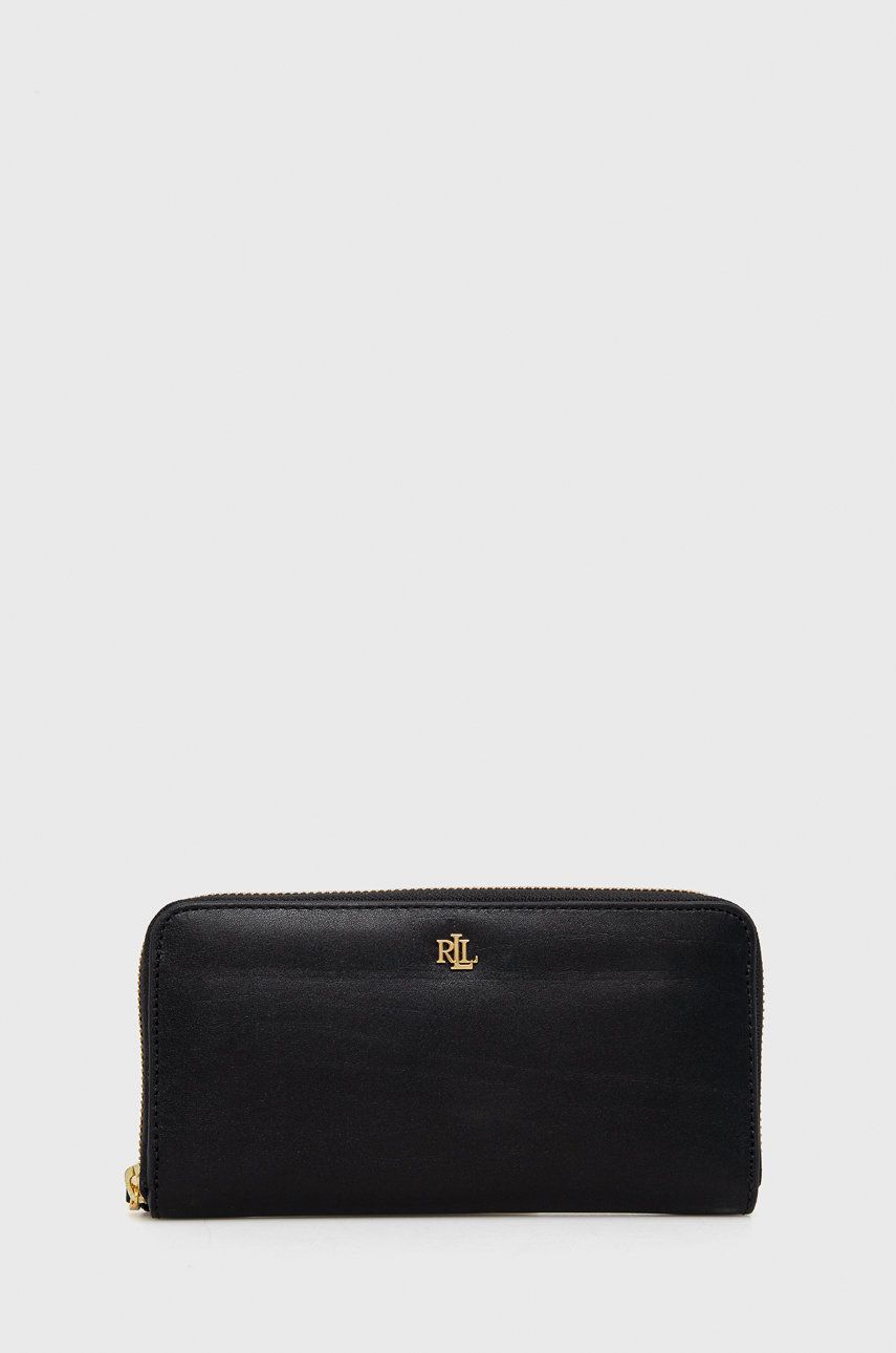Leather Zip Around Wallet